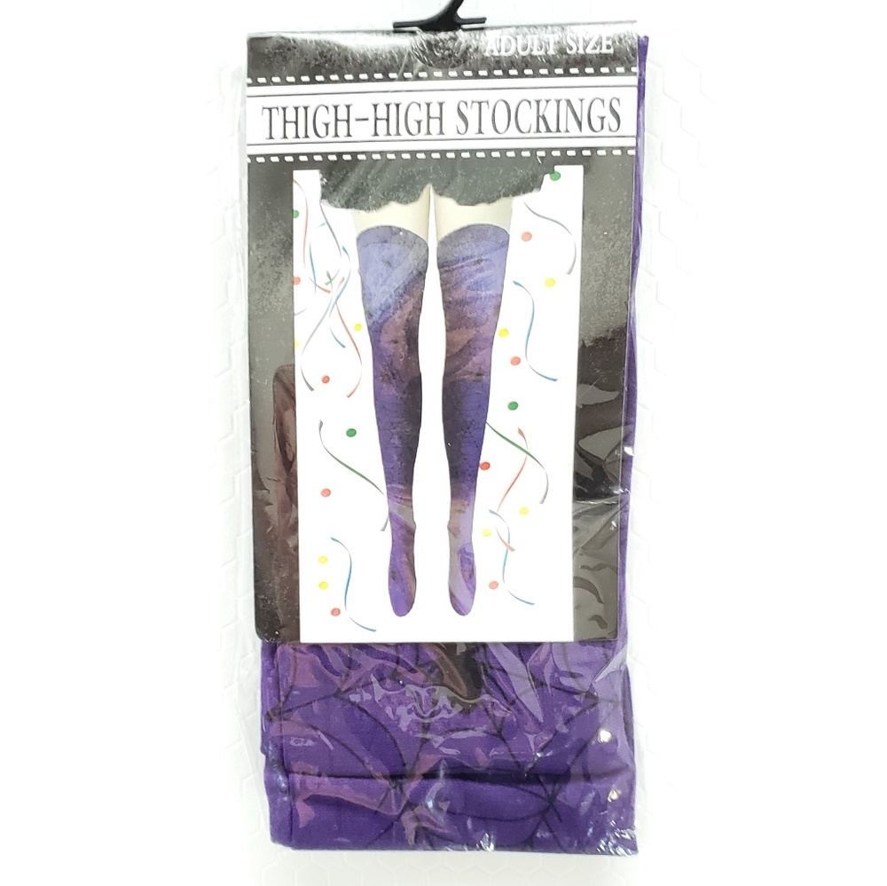Spiderweb Thigh High Stockings Costume Cosplay